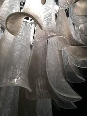 Great Pair of Chandeliers in Precious Murano Glass