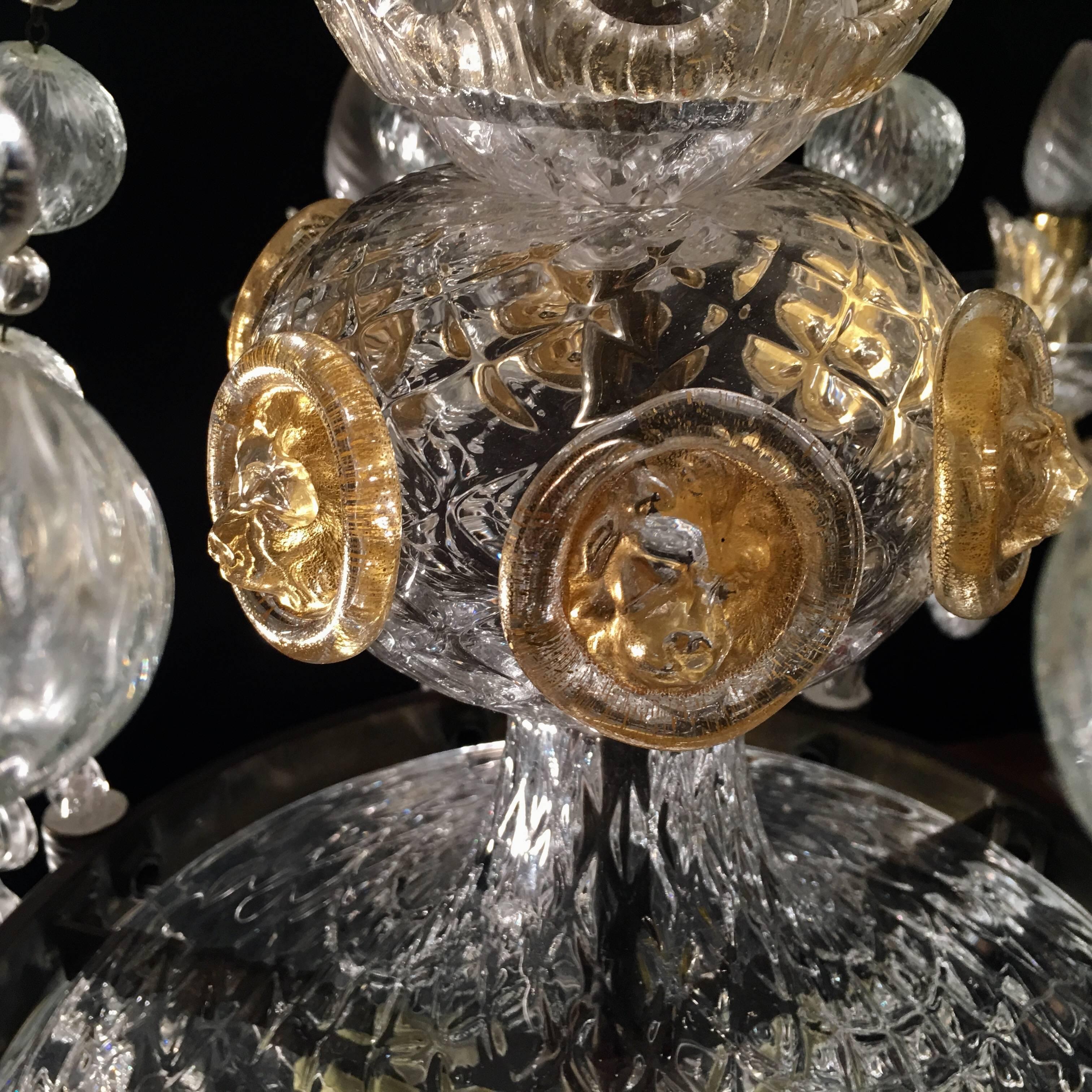 Mid-20th Century Overwhelming Murano Chandelier by Barovier & Toso, 1960s