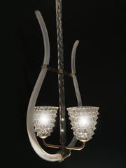 Charming Pendant by Barovier & Toso, Murano, 1940s