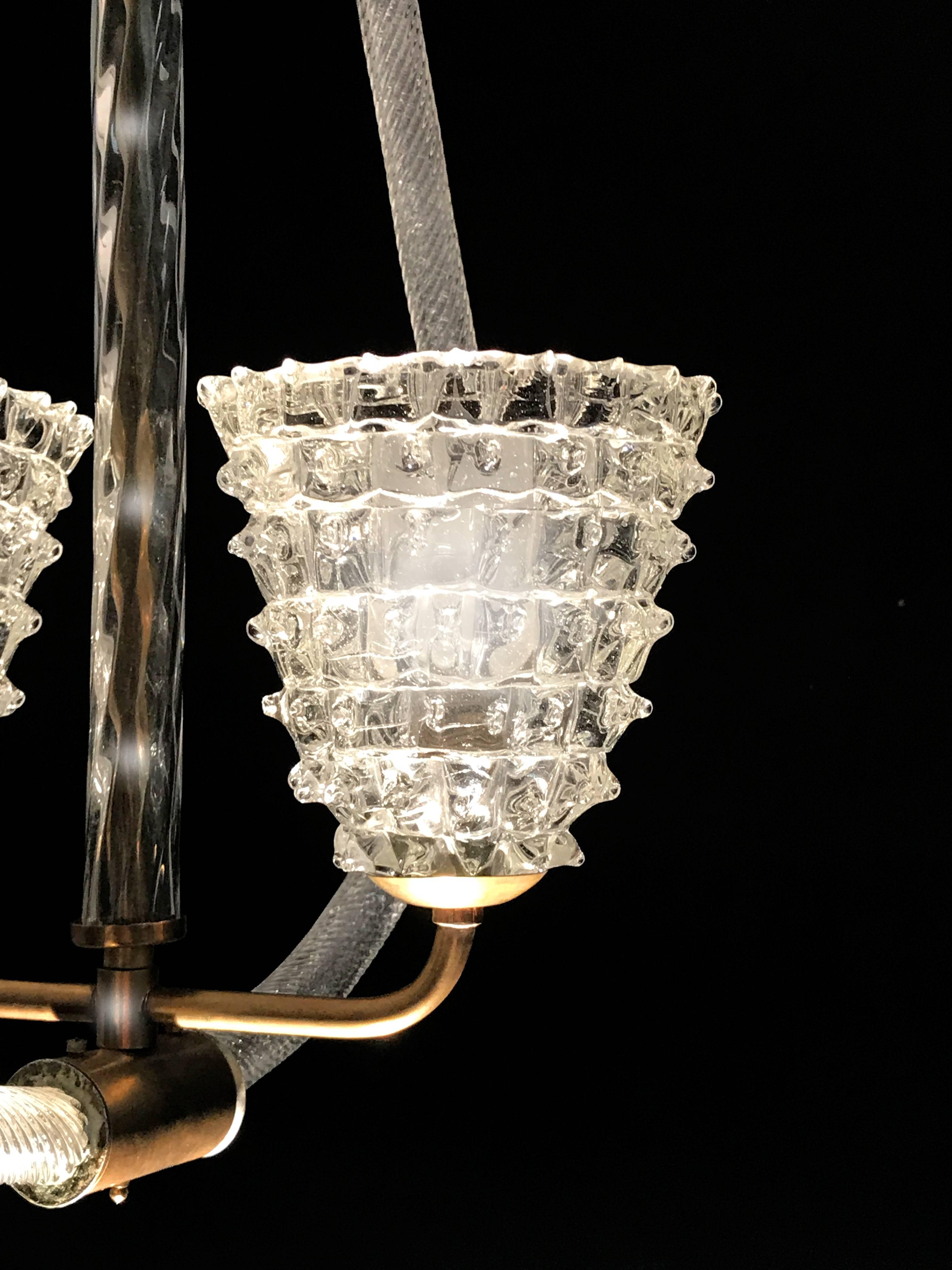 XX secolo Incantevole ciondolo di Barovier & Toso, Murano, anni '40 in vendita