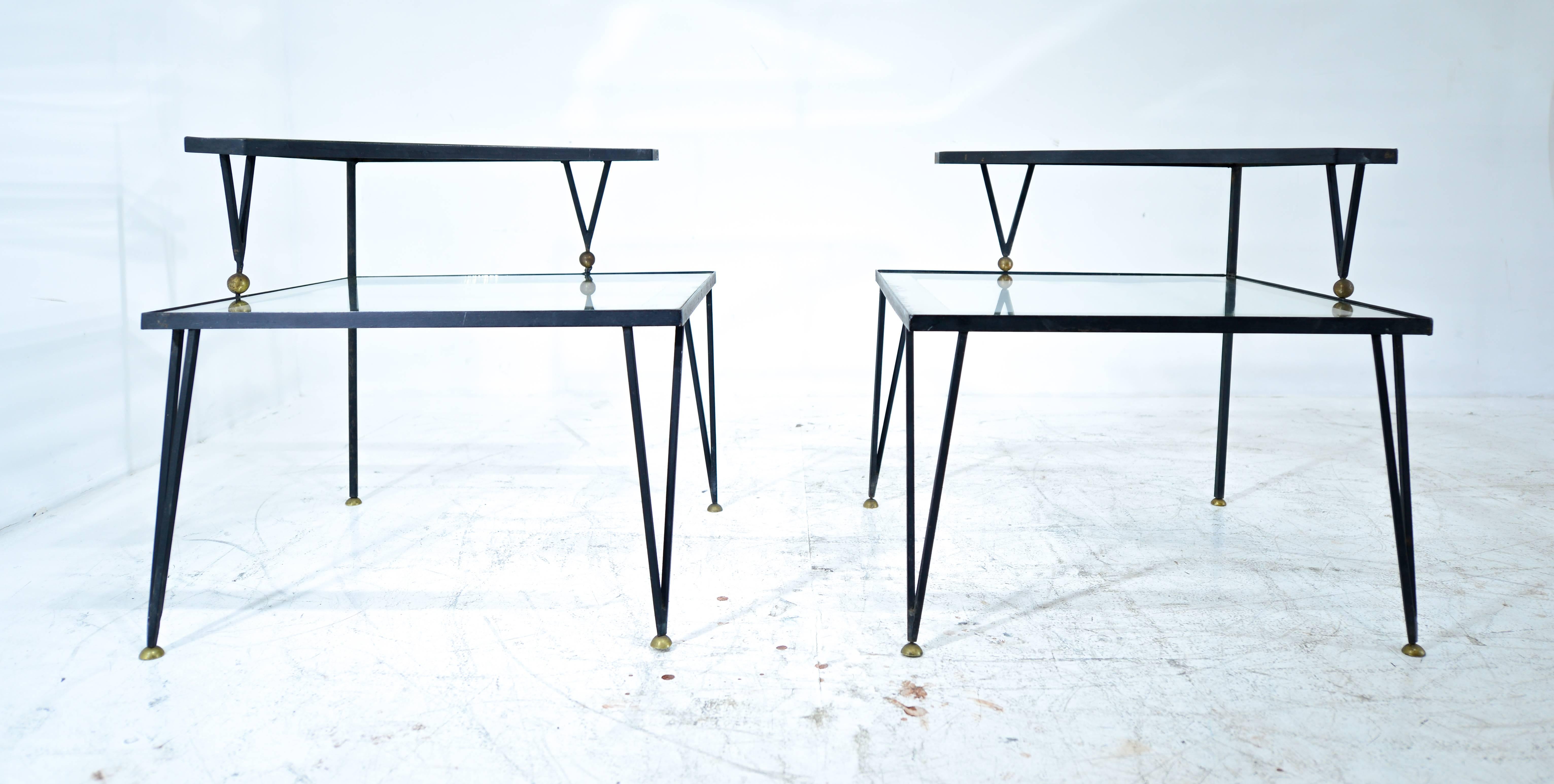 Talleres Chacón Pair of Side Tables In Good Condition In Mexico City, MX