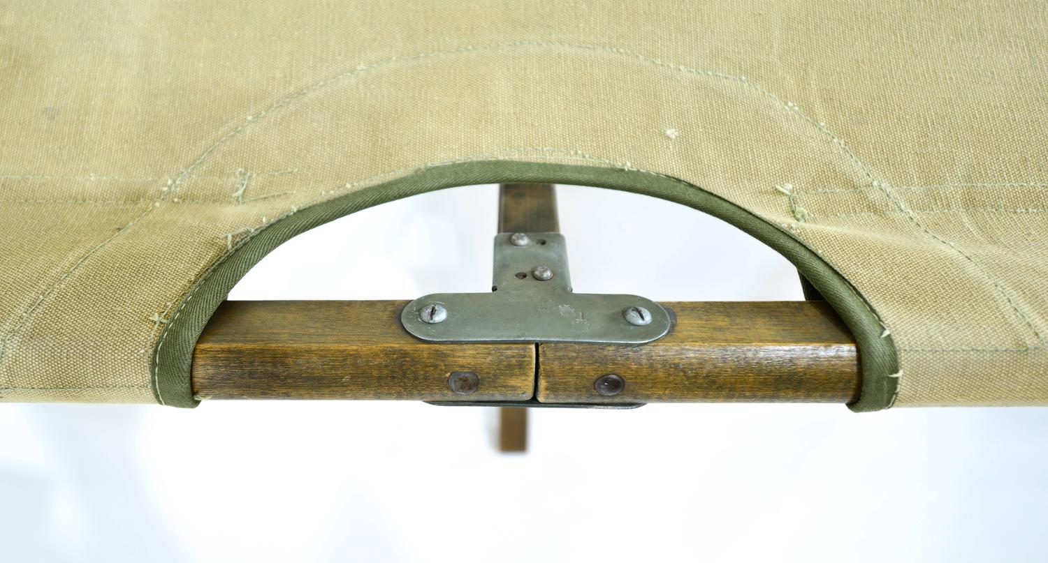 French Folding Military Cot At 1stdibs