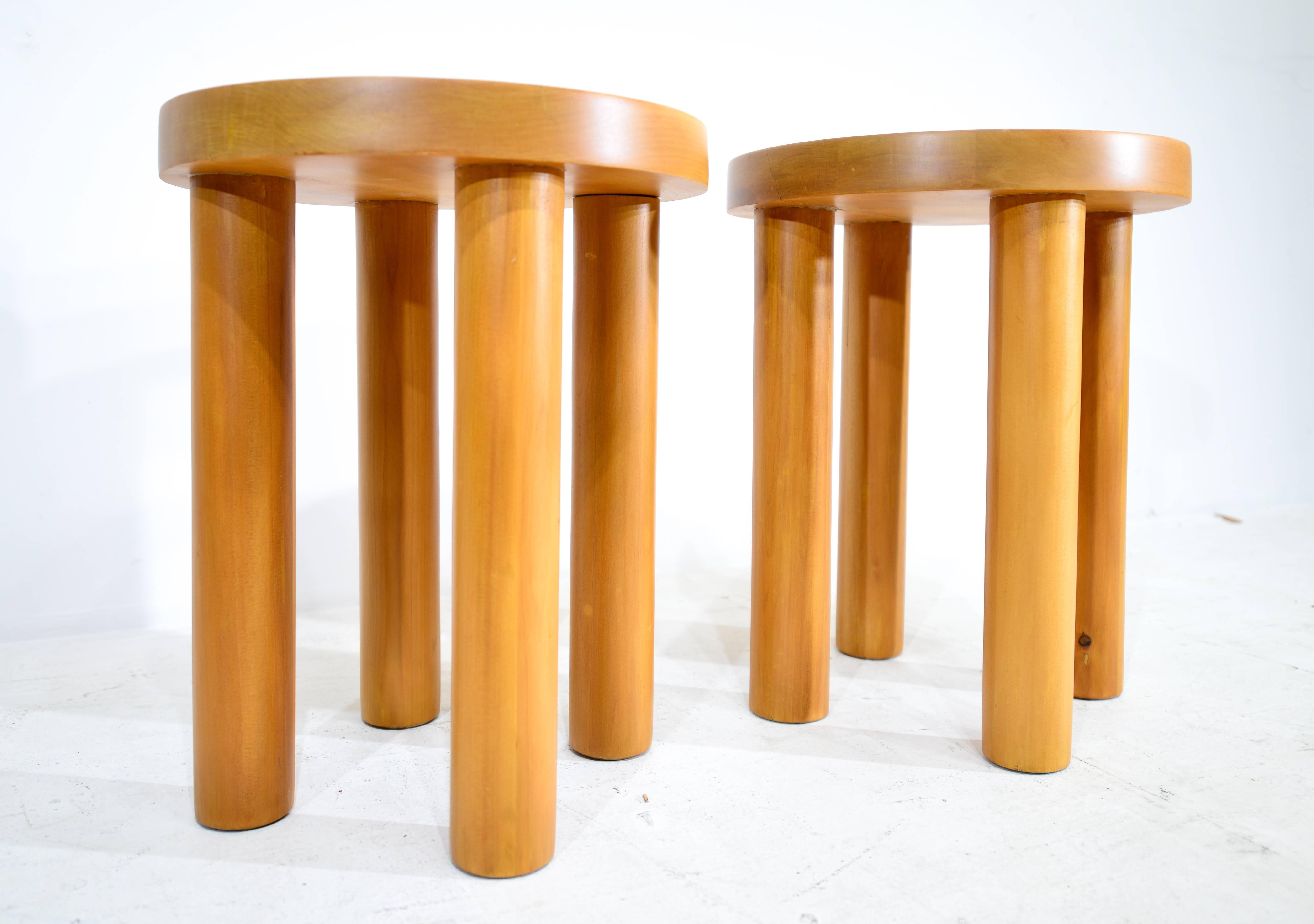 Mexican Pair of Side Tables