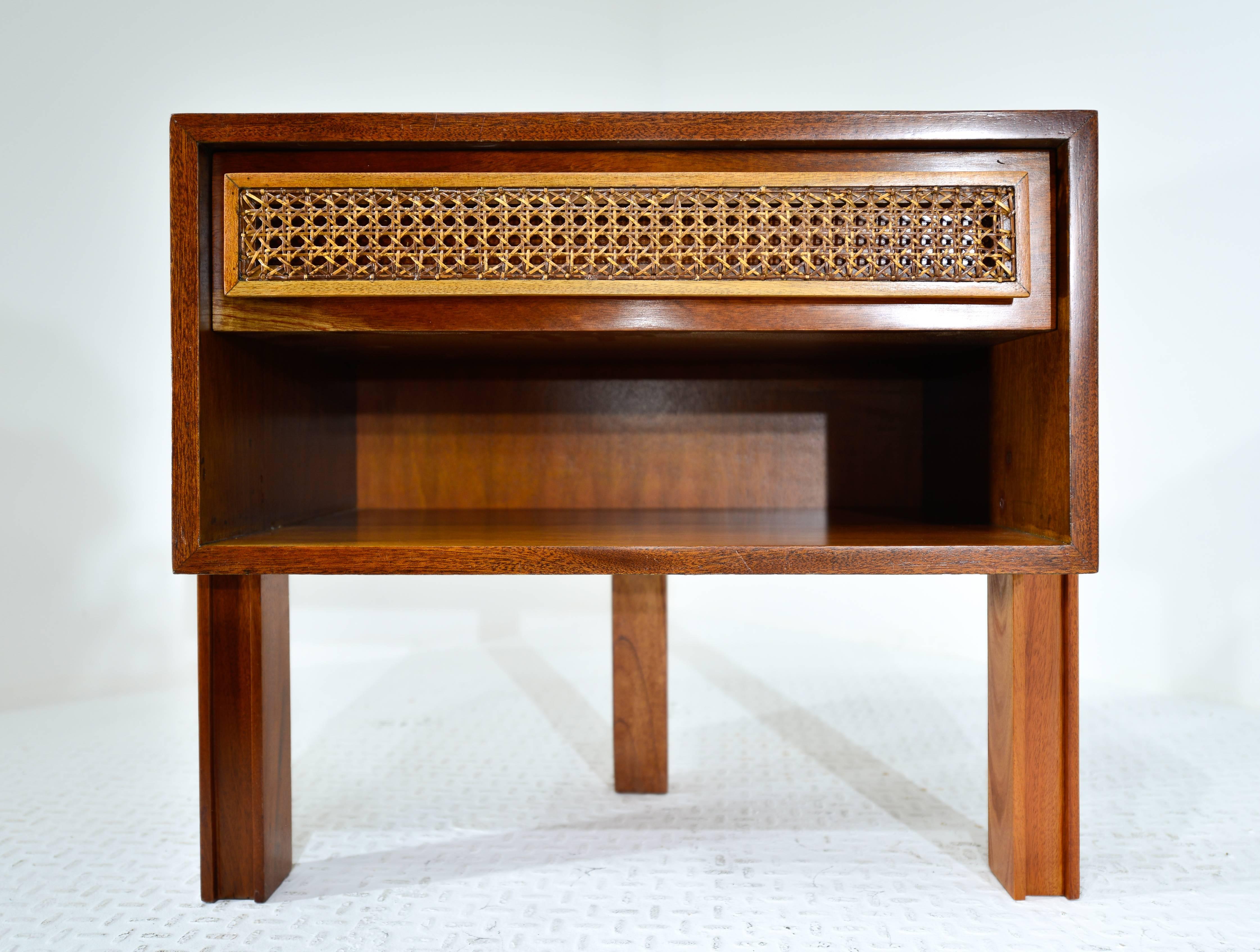 Mid-20th Century Edward Wormley Pair of Nightstands