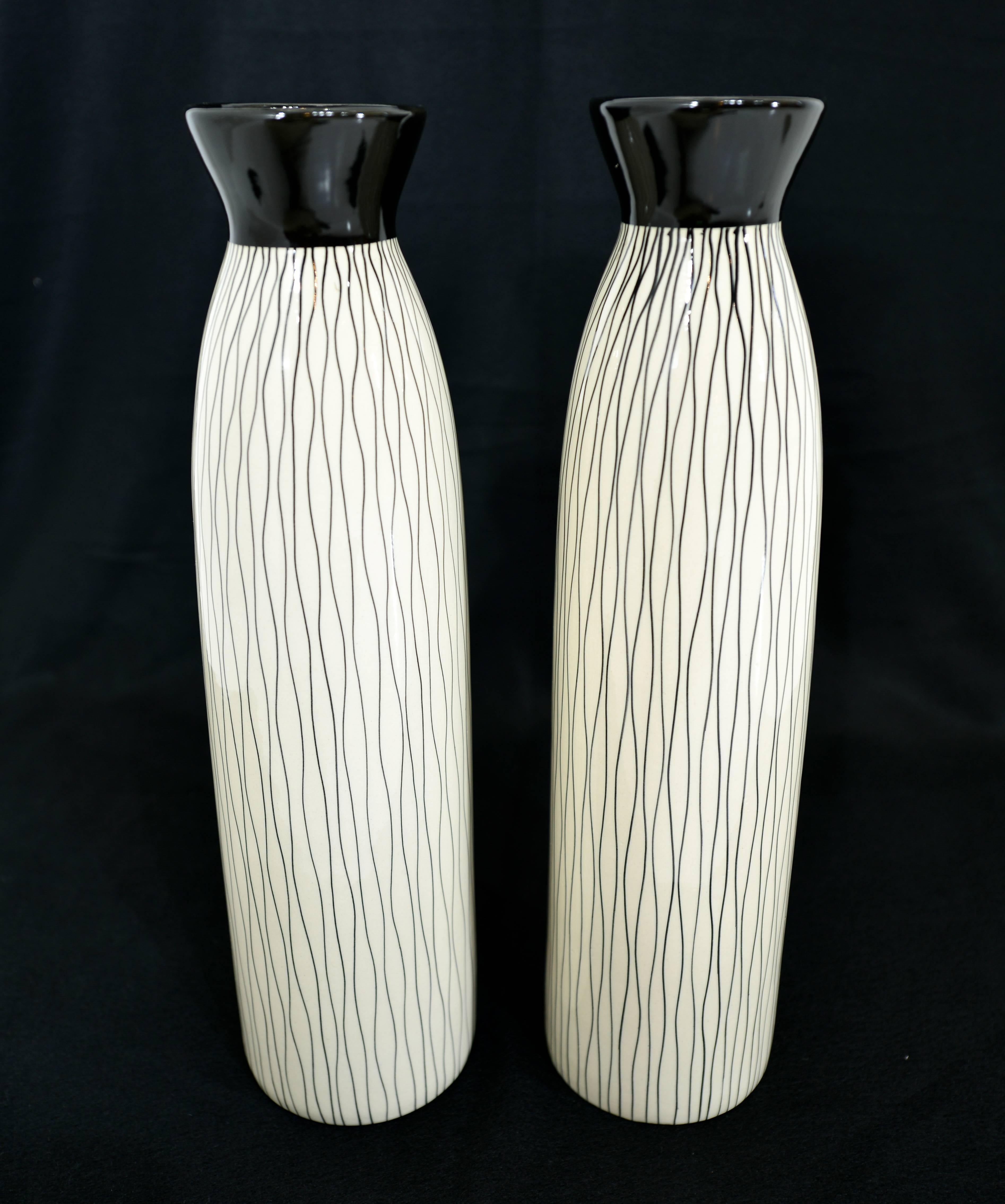 Pair Of German Ceramic Vases