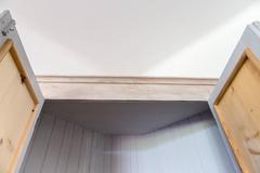 Encoignure, Corner Cupboard, Pine, Louis XIV Style