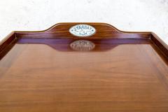 French Showcase, Boat Furniture, Blond Mahogany Art Deco, Early 20th Century