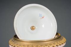 Fine French Antique Pink Ground & Ormolu-Mounted Vase & Cover, Circa 1890