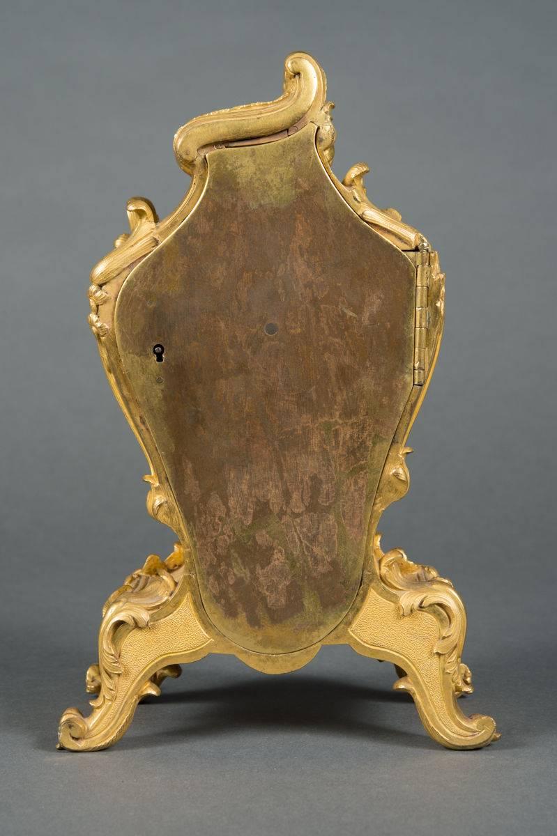 Raro Reloj de Escritorio de Ormolu del Siglo XVIII de Etienne Le Noir, París siglo XVIII y antes en venta