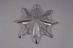 Clear Baccarat Glass Star-Shaped Bowl