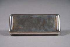 Norwegian Sterling Silver and Red Enamel Hinged Box by J.Tostpup