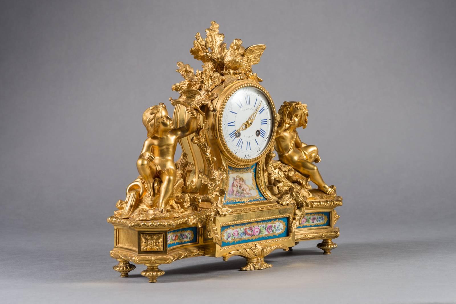 french mantle clock