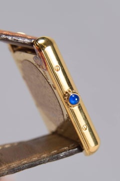 Cartier Tank Argent Gold-Plated Watch Water Resistant