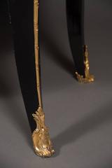 French Antique Louis XV Style Gilt Bronze Mounted Chinoiserie Commode