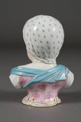 Meissen Porcelain Portrait Bust of a Bourbon Child