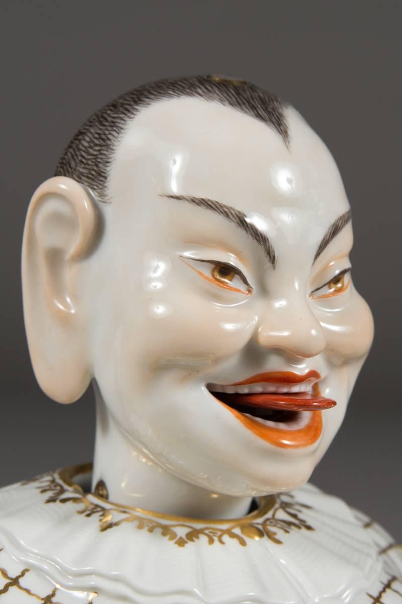 20ième siècle Figurine pagode en porcelaine de Meissen à tête articulée hochant en vente