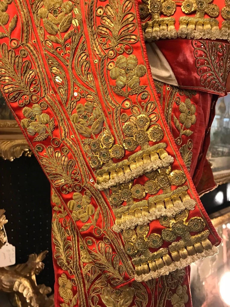 Fine Gold and Silk Complete Spanish Matador Bullfighting Costume, circa ...