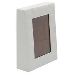 Picture Frame 5x7” in Quilted White Shagreen by R&Y Augousti