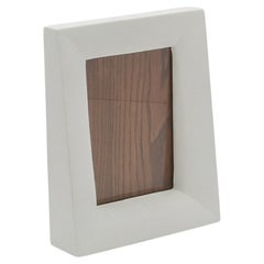 Bilderrahmen 5x7 in weißem Chagrin von R&Y Augousti