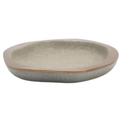 Bowl in Grey Shagreen with Bronze Patina Brass Details by R&Y Augousti