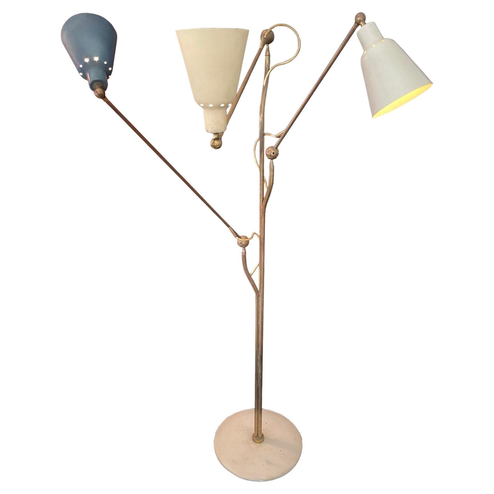 Rare Angelo Lelli Floor Lamp