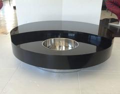 Willy Rizzo Revolving Coffee Table, 1960s