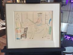 After Pablo Picasso, VII, 31.5.54, "From the Human Comedy"