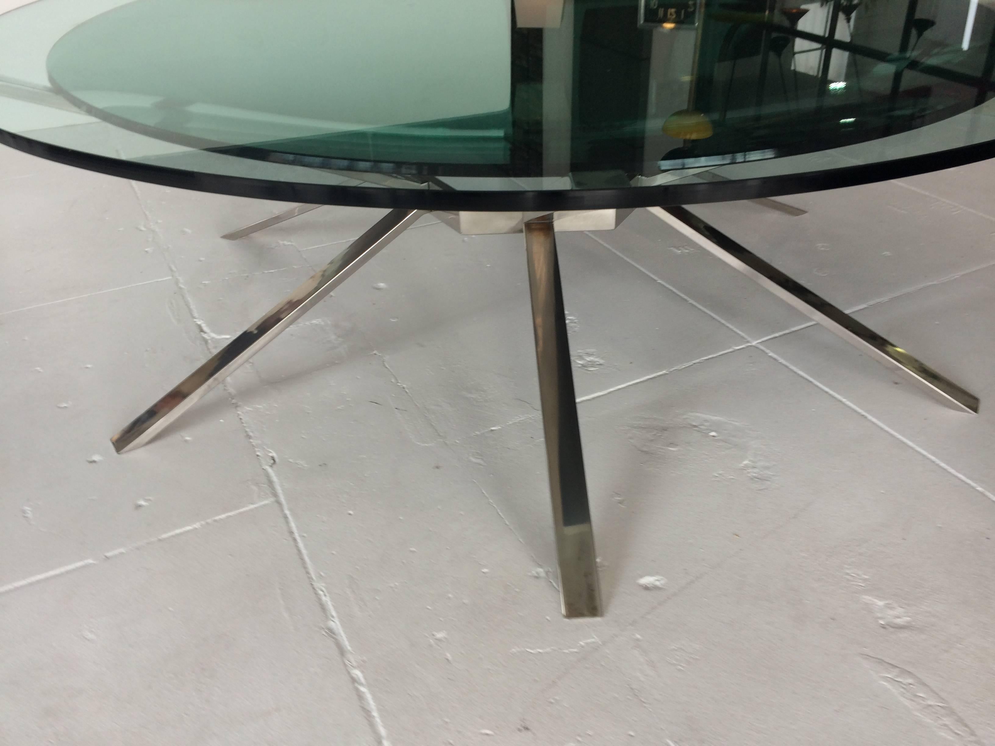 Italian Two-Layer Glass Coffee Table 1