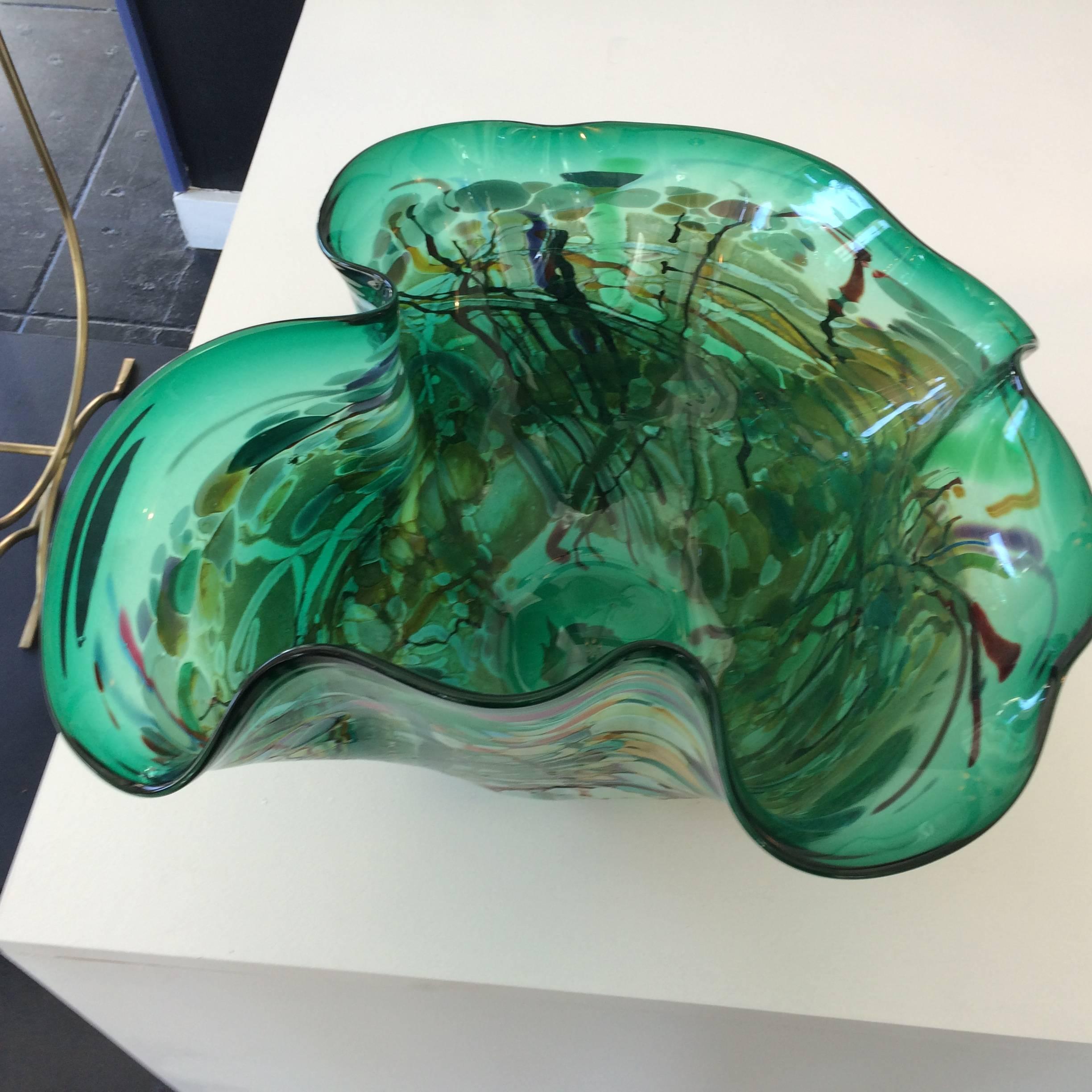 Contemporary Murano Glass Bowl