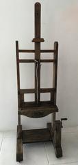 19th Century Artist Studio Oak Easel