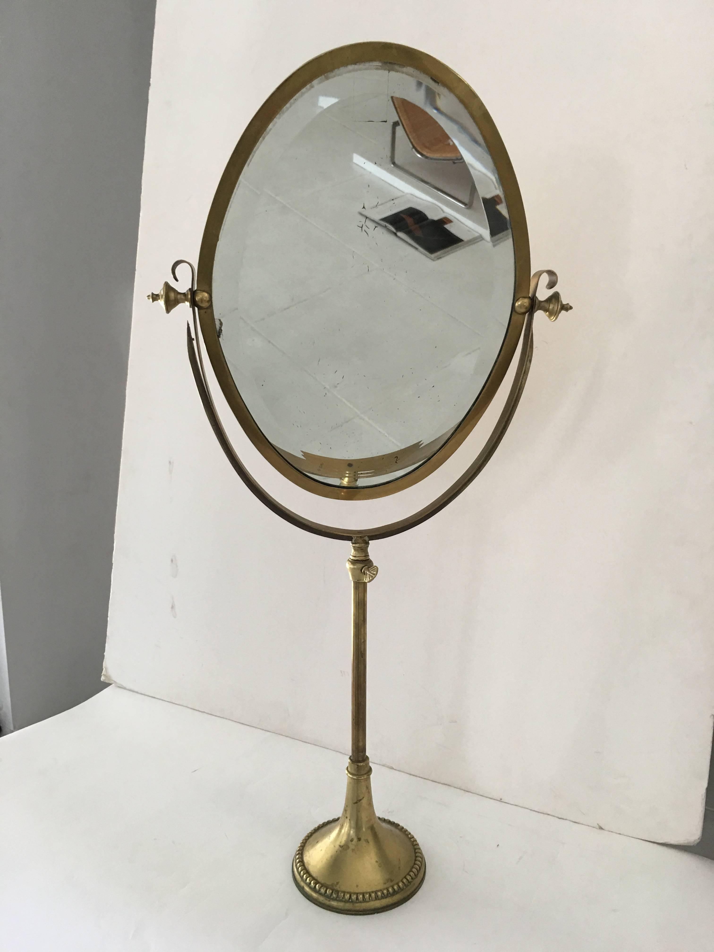 French Fashion Mirror, 1940s In Excellent Condition In Los Angeles, CA