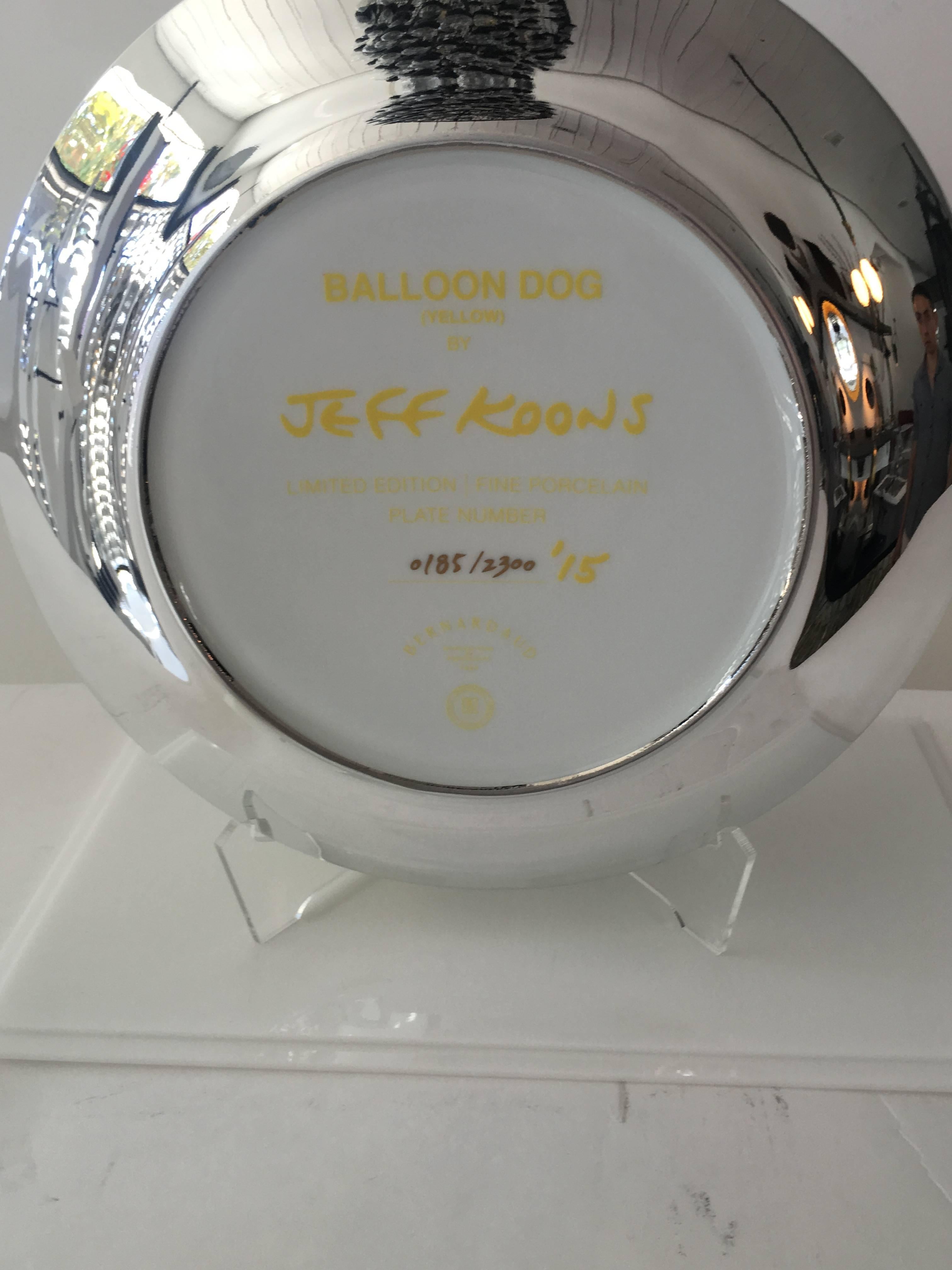 Contemporary Jeff Koons Yellow Balloon Dog