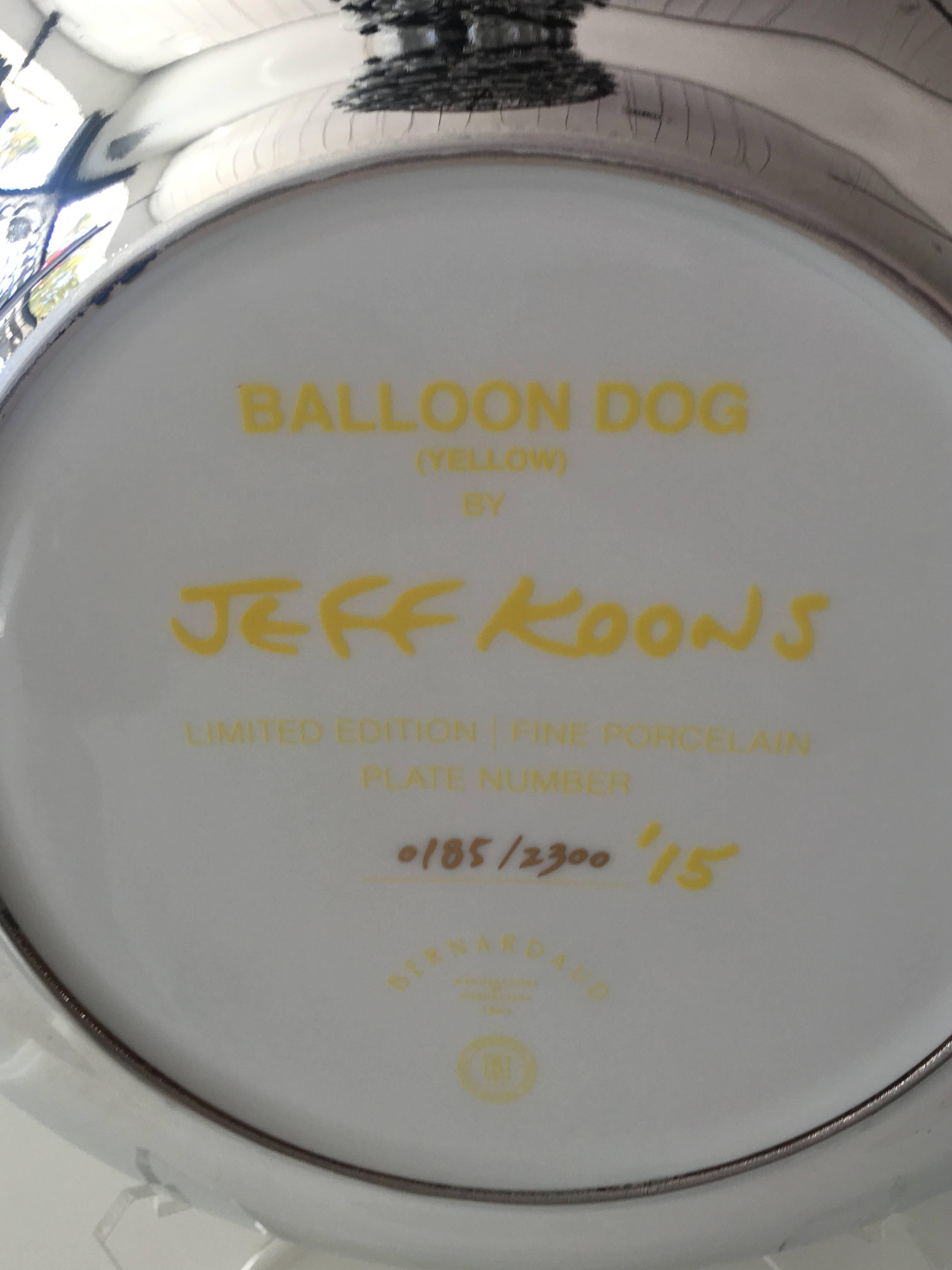 Jeff Koons Yellow Balloon Dog 1