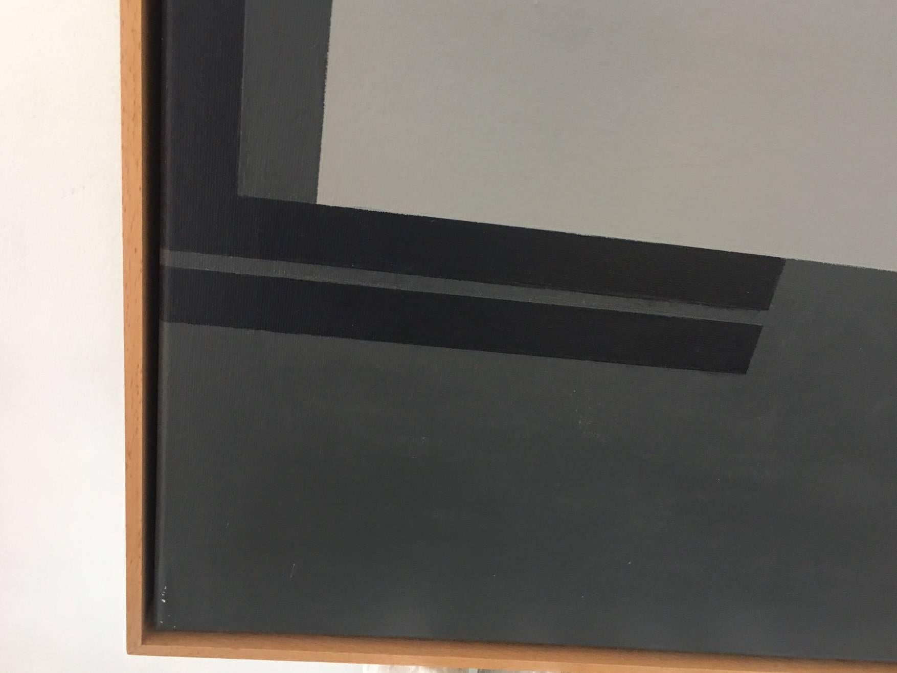 Oil on canvas. Signed by artist Fred Rubik, 1980. Museum frame.