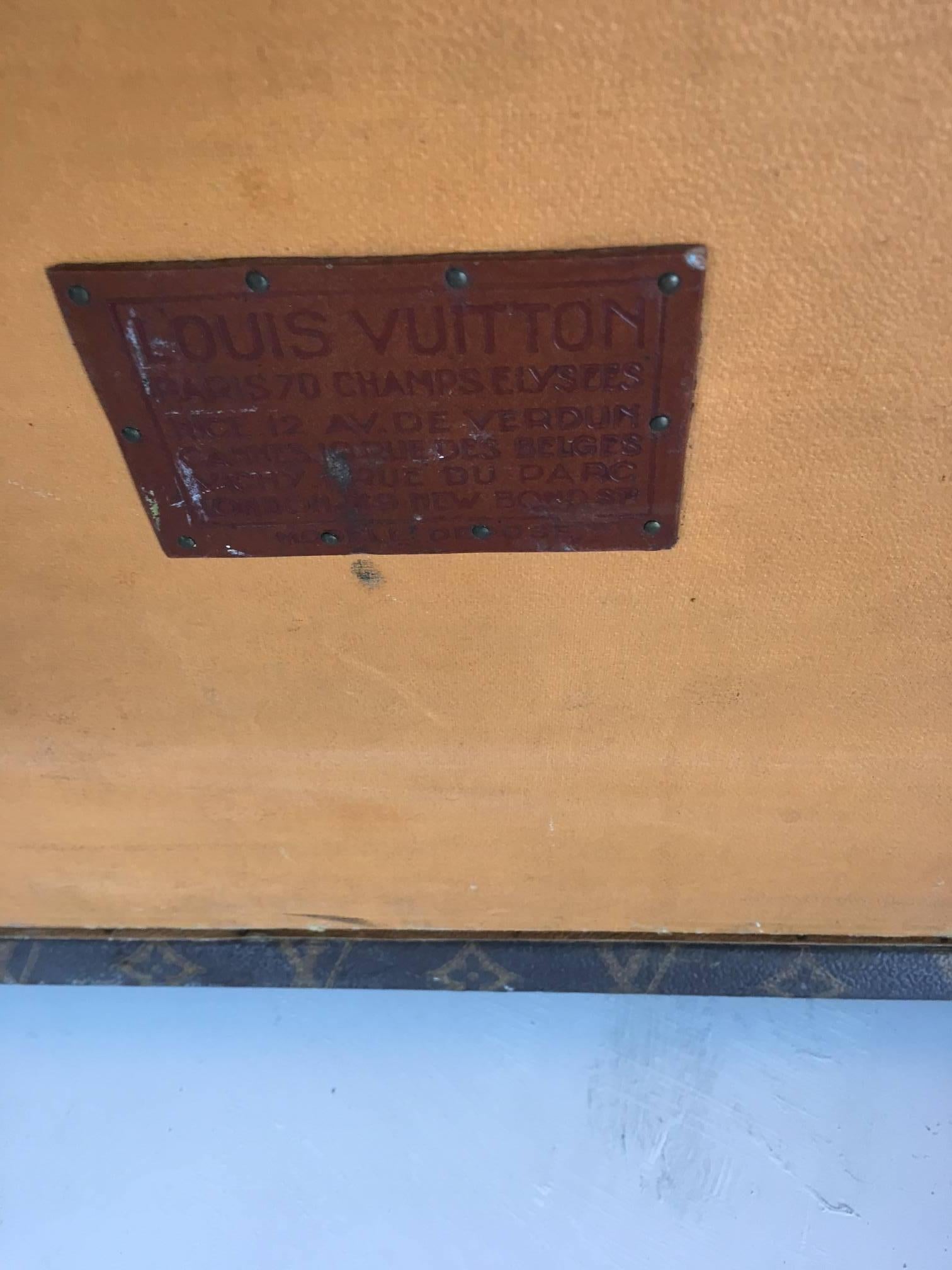 Mid-20th Century Louis Vuitton Wardrobe Trunk