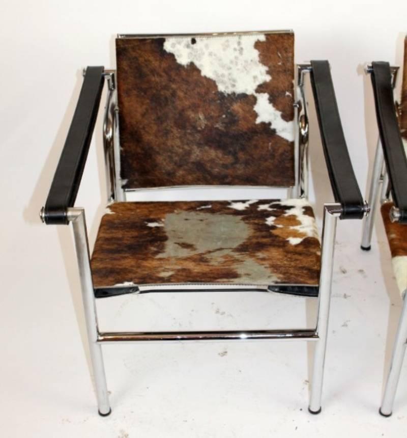 European Pair of Le Corbusier Chairs