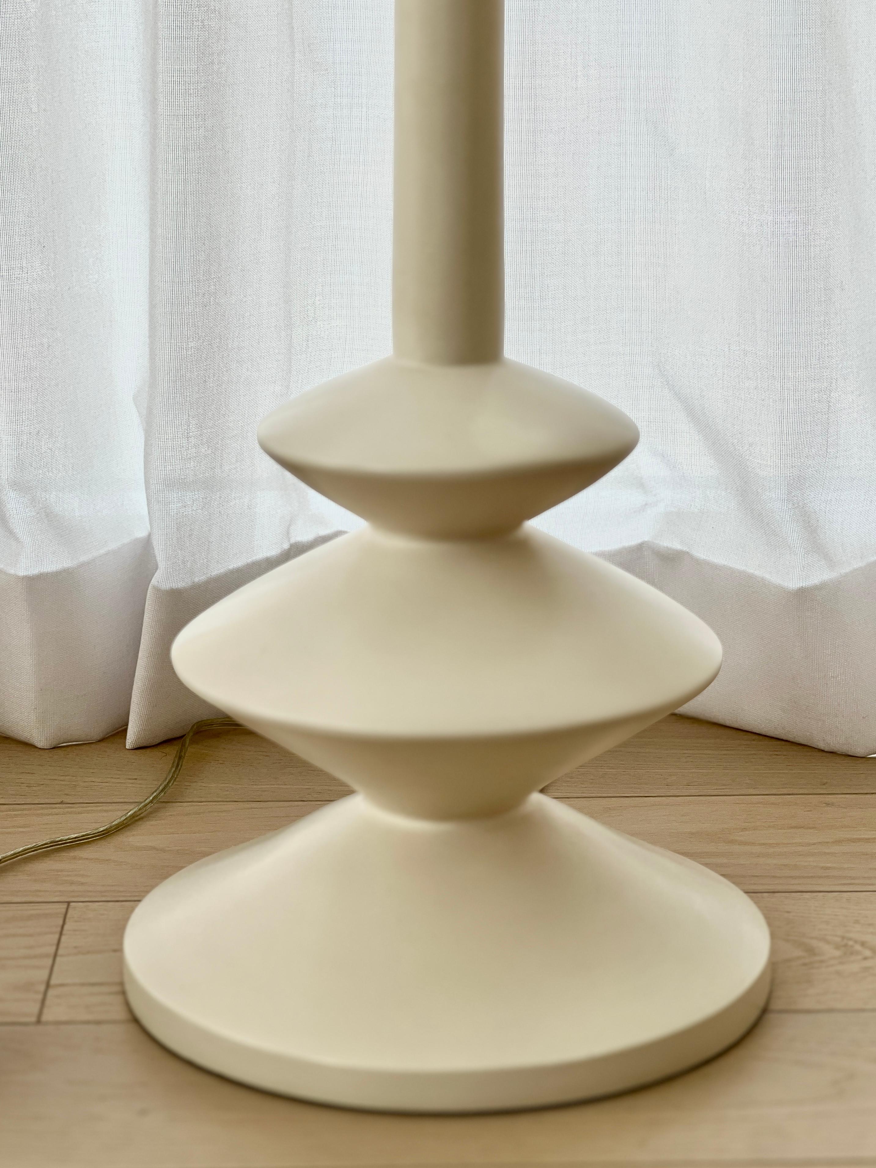 Paar Lampen im Ysl-Stil von Jacques Grange aus den 1970er Jahren nach Giacometti (Moderne)