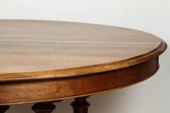 Wooden Oval Table