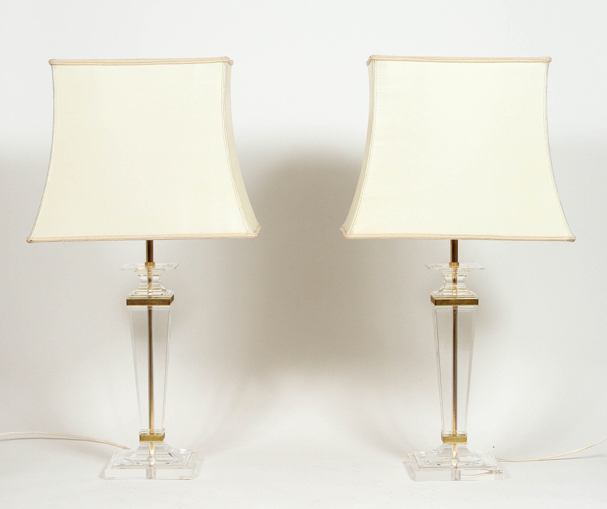 Lucite Empire Lamps For Sale