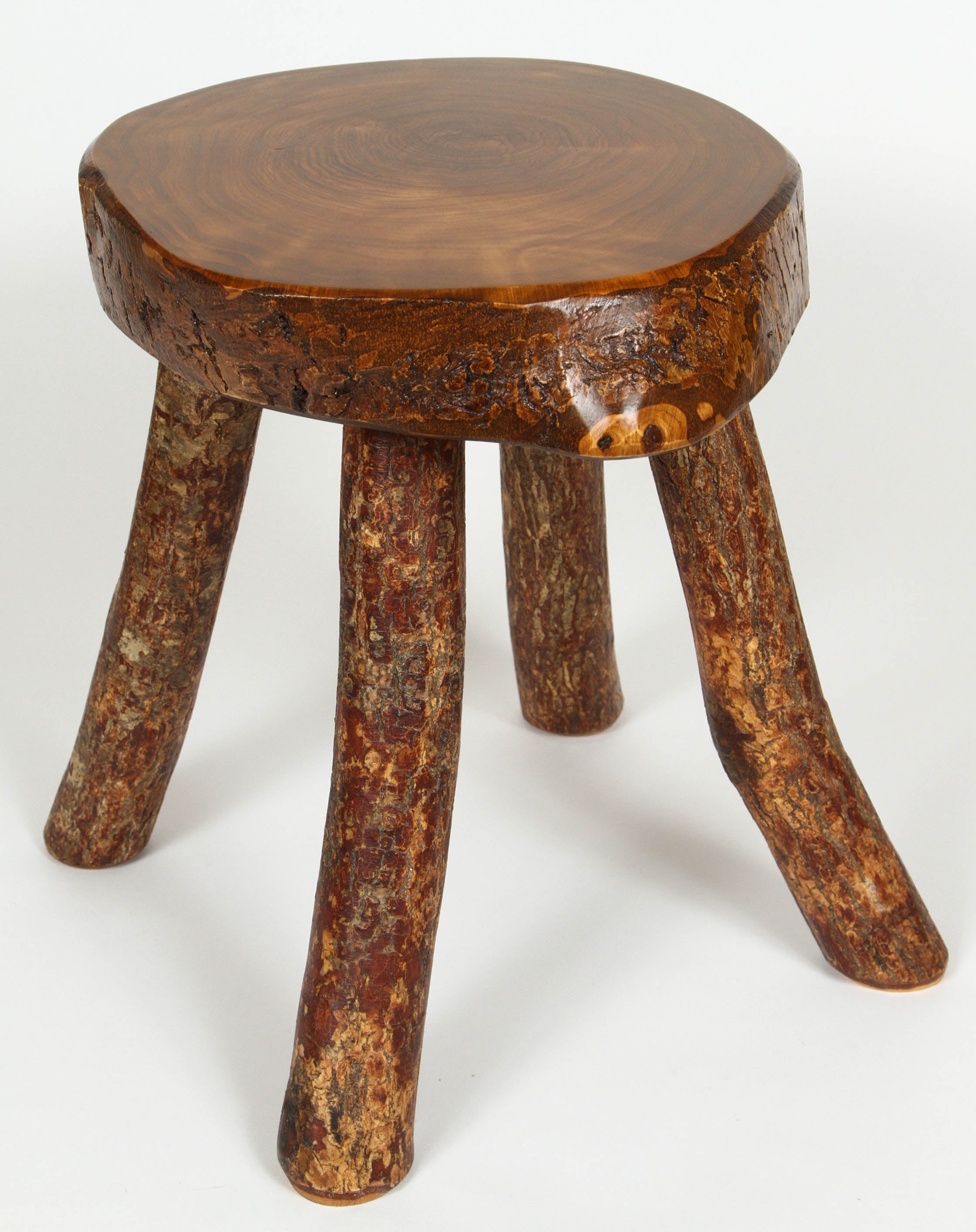 20th Century Natural Edge Side Table For Sale