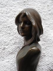 Art Nouveau Bust Signed Gruber