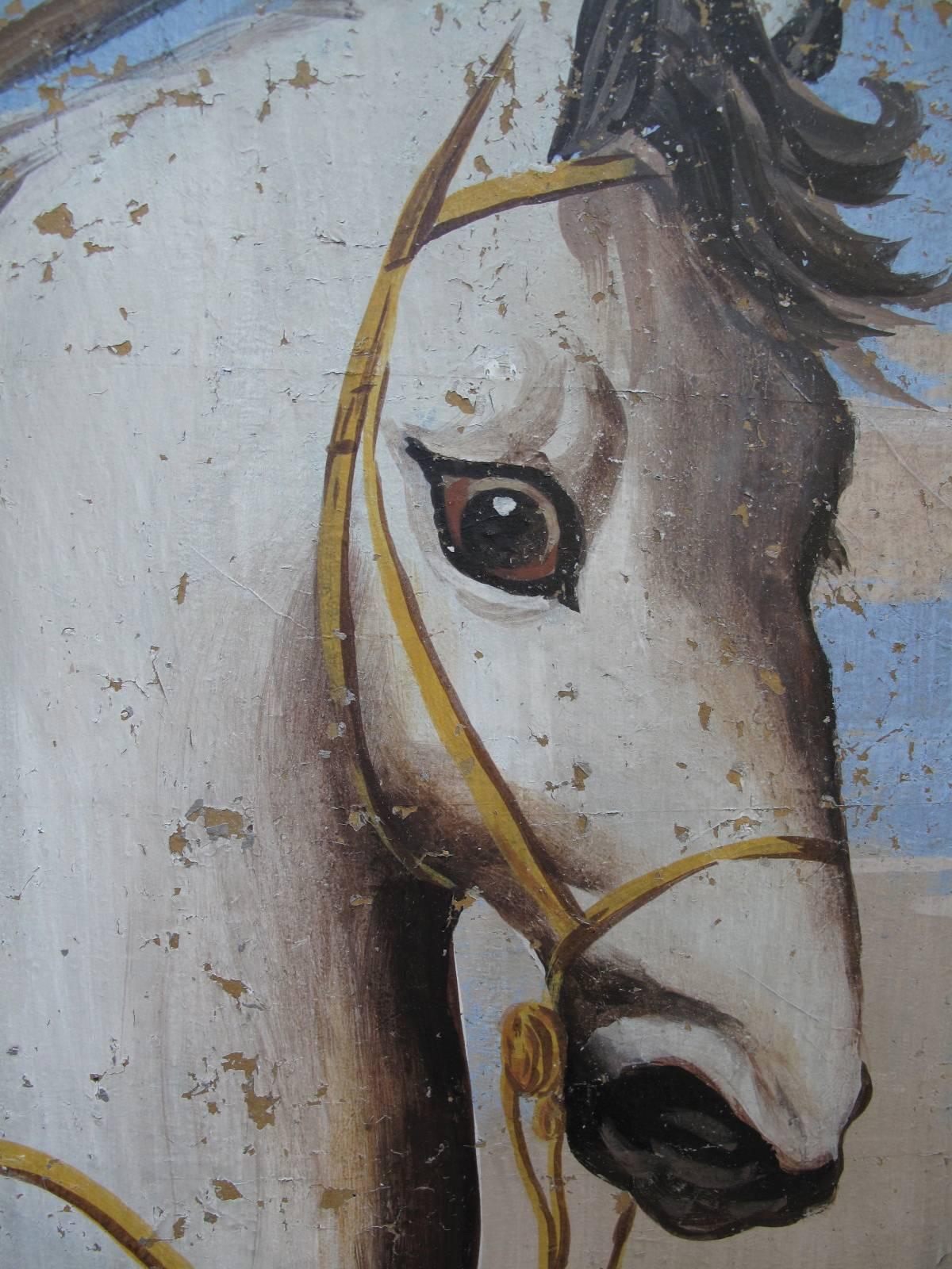 Horse and Rider Folding Screen 3
