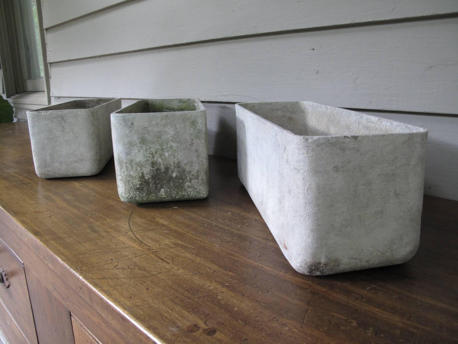 Trio of Planters in the Manner of Willy Guhl In Good Condition In Brooklyn, NY