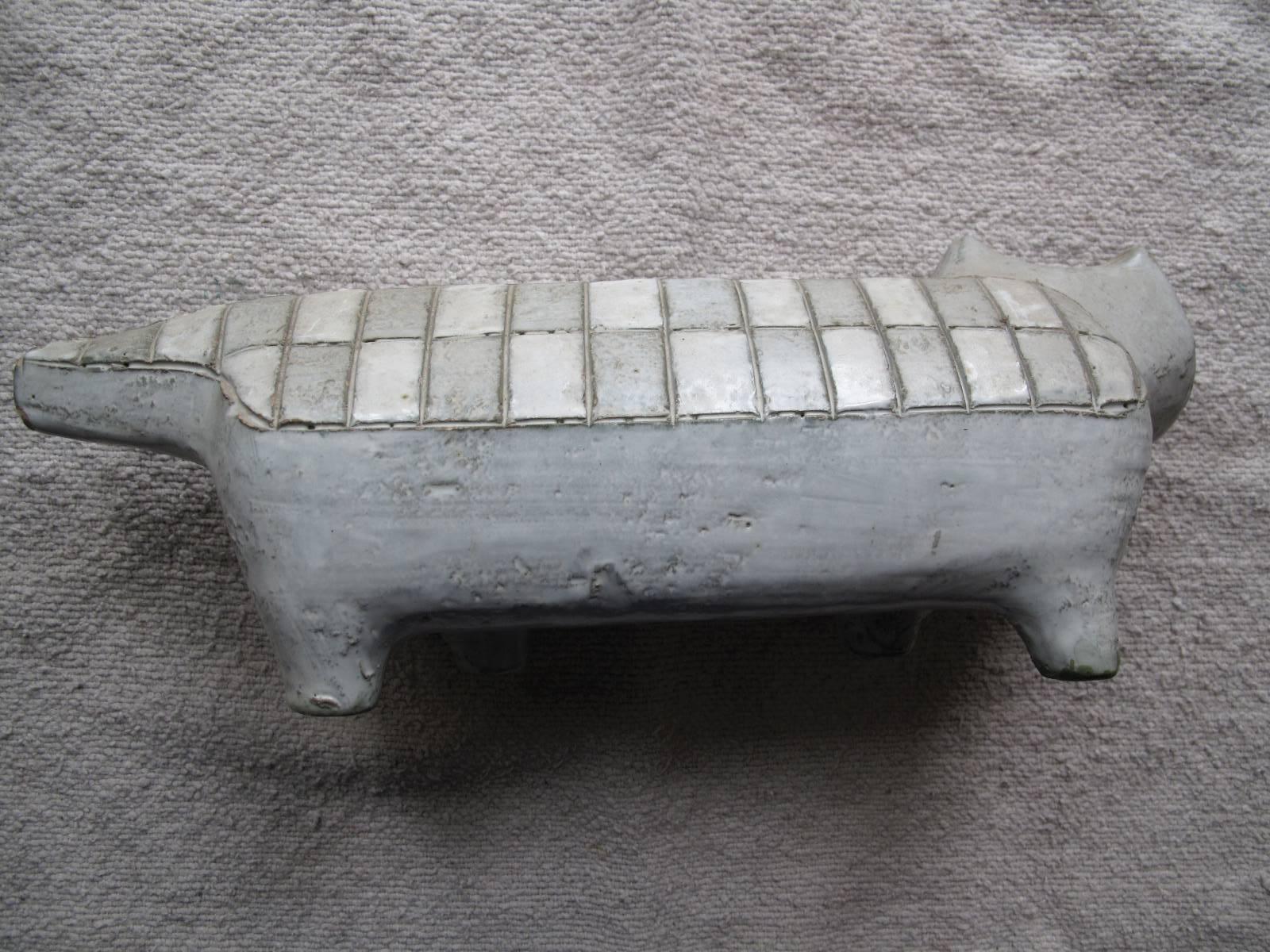 Swedish Stoneware Cat, Manner of Lisa Larson