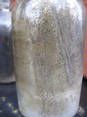 Mercury Glass Apothecary Bottles