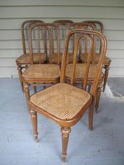 Set of Six Thonet 41 Chairs