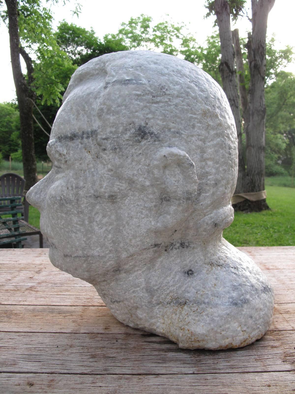 American Monumental Granite Male Bust