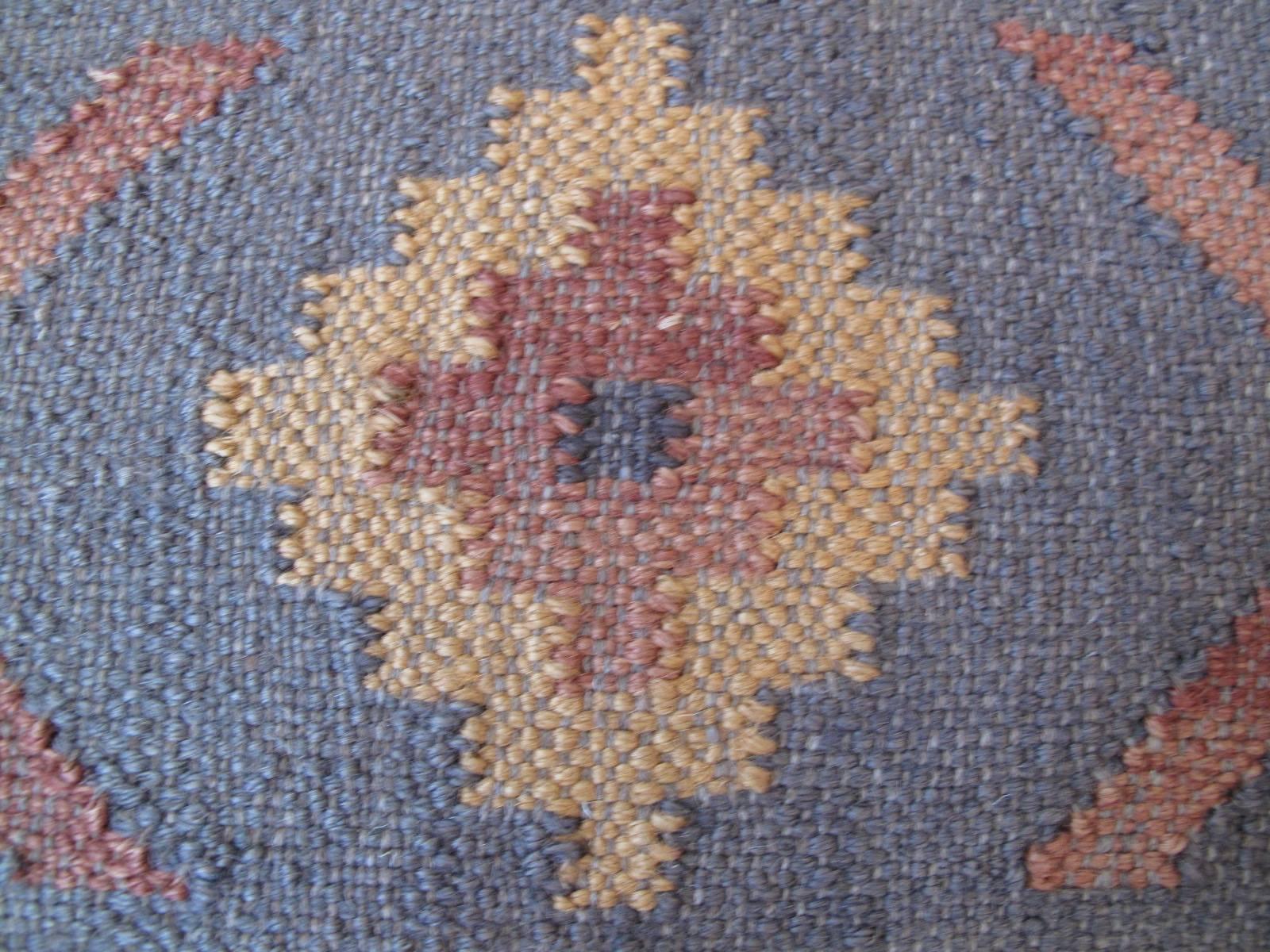Square Kilim Ottoman 1
