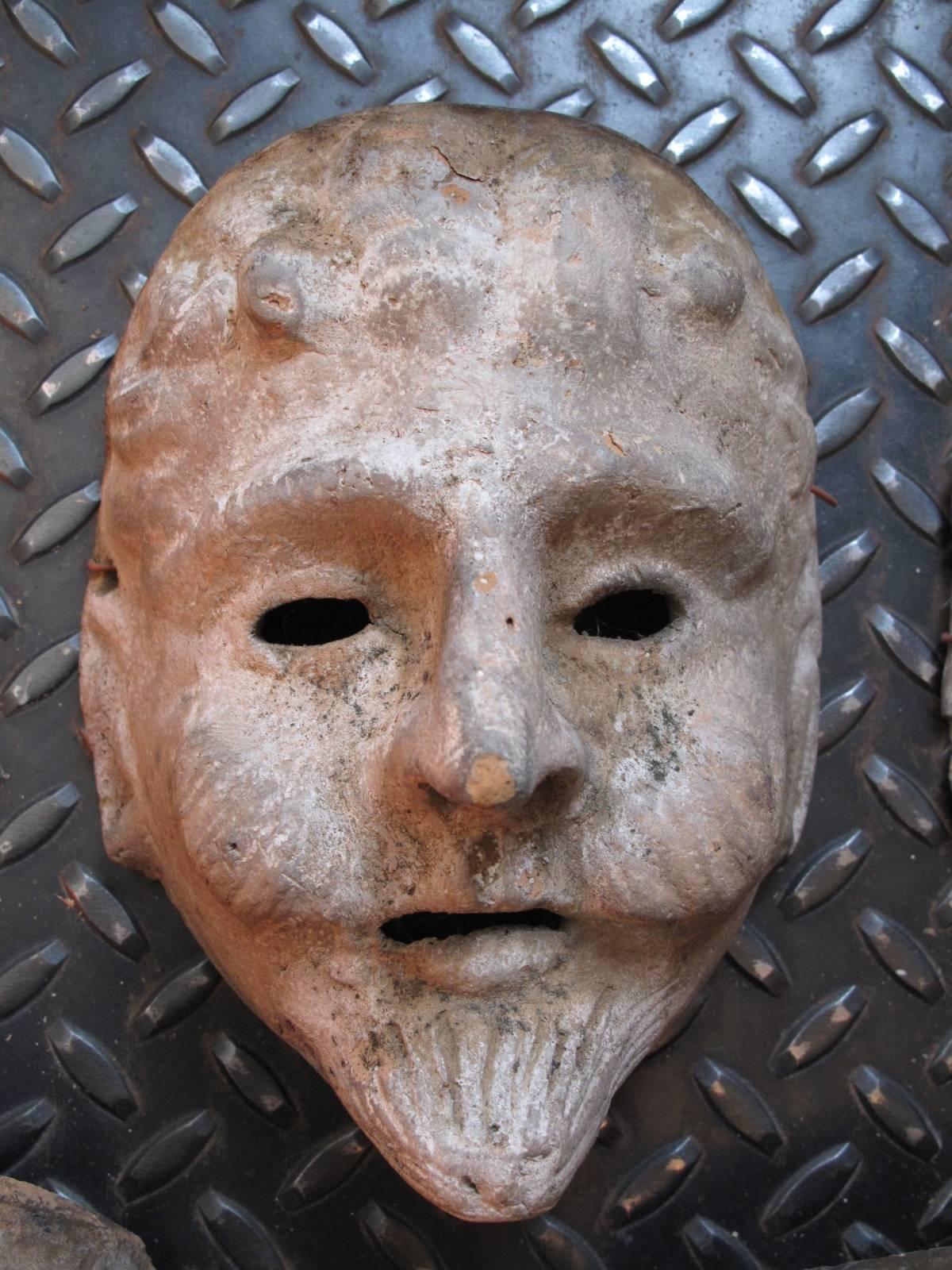 Collection of 20th Century Mexican Terra Cotta Masks 1