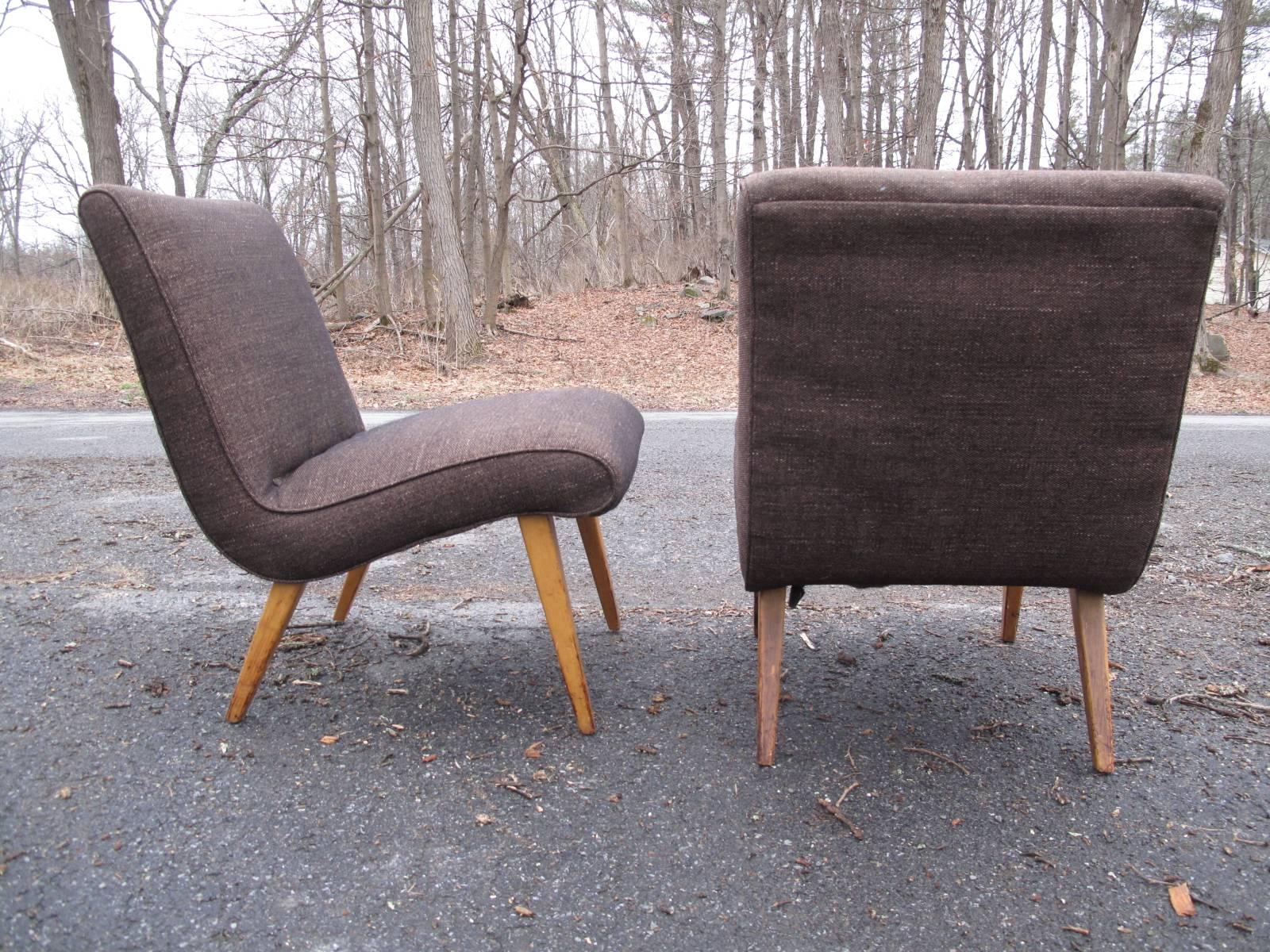 Mid-Century Modern Jens Risom Scoop Chairs for Knoll